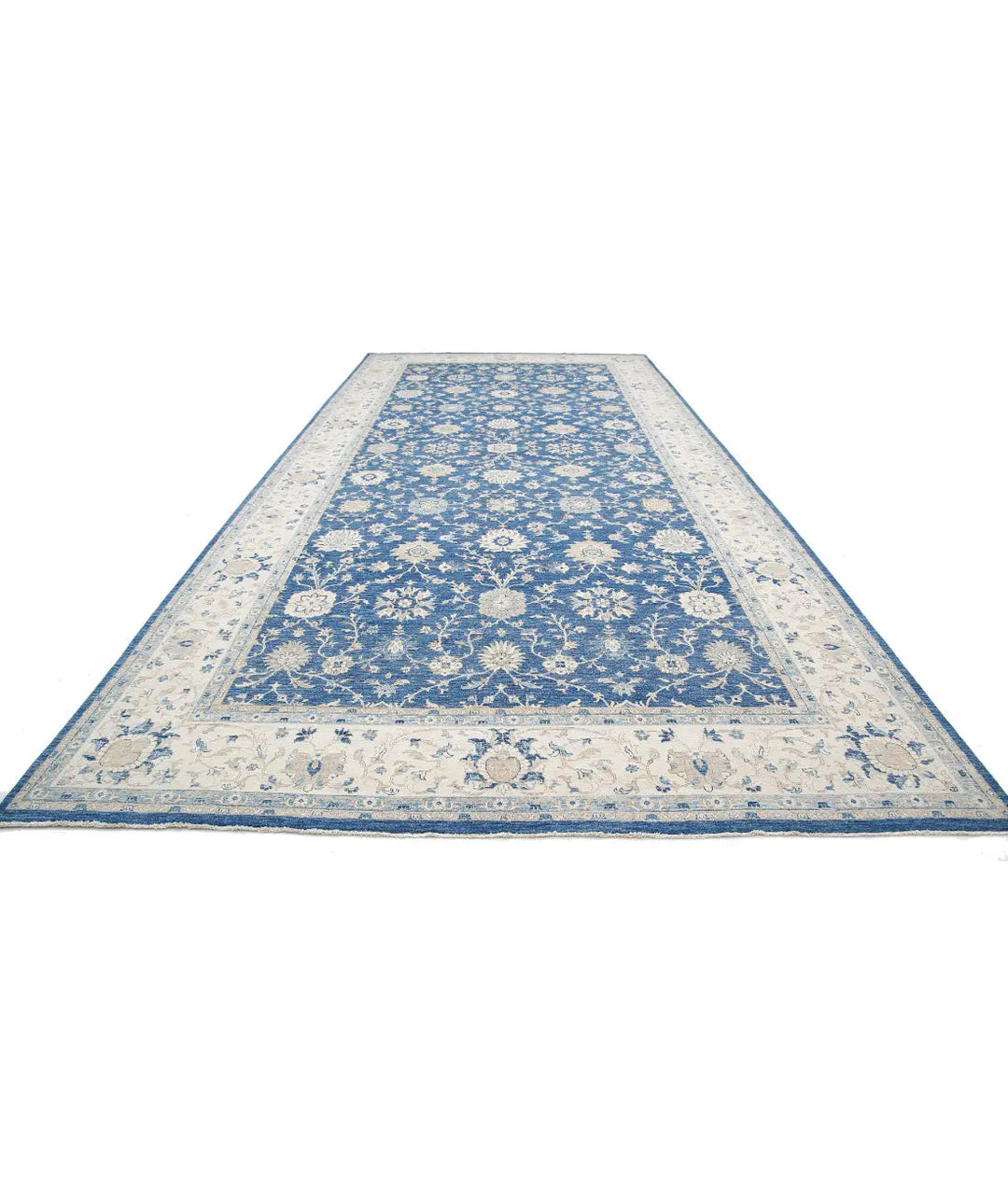 Afghan Serenity Rug 9' 9" x 21' 1" Hand-Knotted | No. AT93322