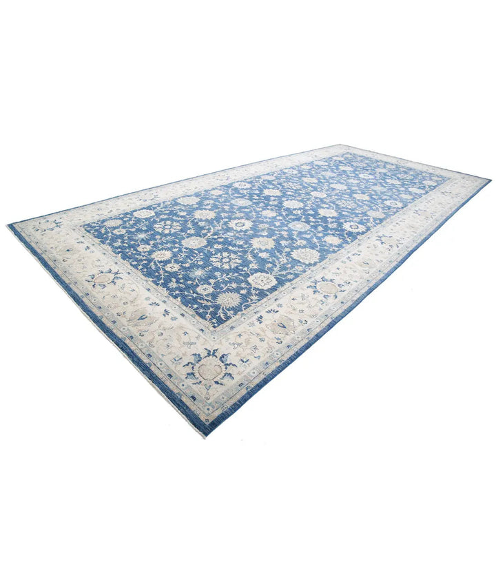 Afghan Serenity Rug 9' 9" x 21' 1" Hand-Knotted | No. AT93322