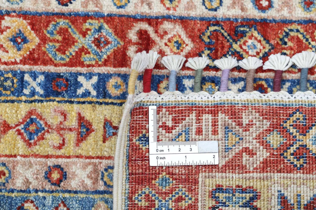 Afghan Shaal Rug 4' 11" x 6' 7" Hand-Knotted | No. AT35866