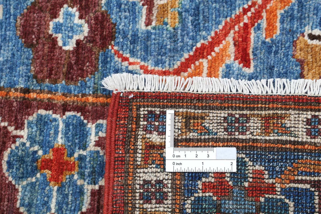 Afghan Oriental Rug 5' 0" x 6' 7" Hand-Knotted | No. AT38568