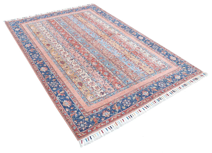 Hand Knotted Shaal Wool Rug 5' 6" x 7' 11" - No. AT872390