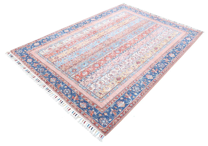 Hand Knotted Shaal Wool Rug 5' 6" x 7' 11" - No. AT872390