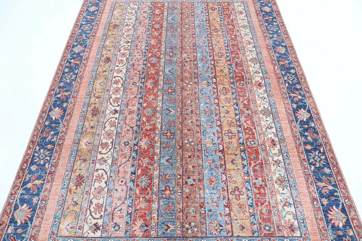 Hand Knotted Shaal Wool Rug 5' 6" x 7' 11" - No. AT872390