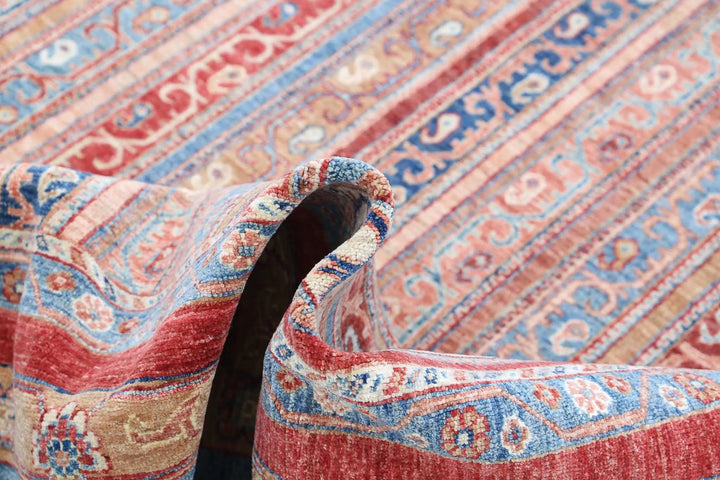 Afghan Shaal Rug 5' 7" x 7' 9" Hand-Knotted | No. AT46657