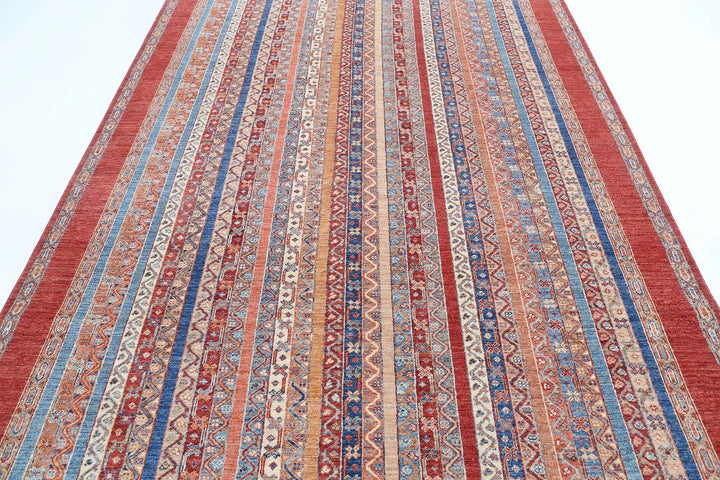 Afghan Shaal Rug 6' 7" x 9' 10" Hand-Knotted | No. AT99258