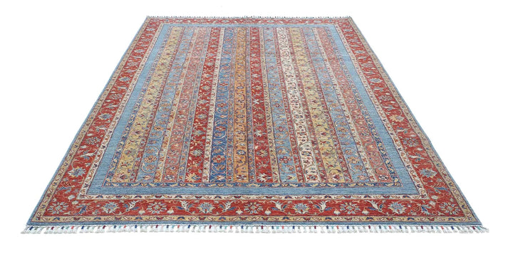 Hand Knotted Shaal Wool Rug 6' 7" x 9' 9" - No. AT140557