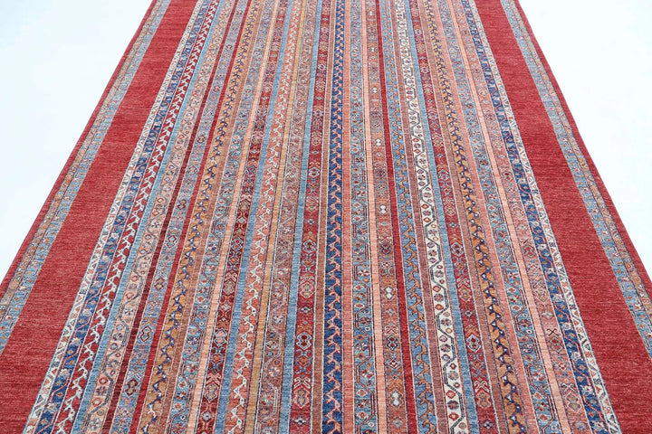 Afghan Shaal Rug 6' 8" x 9' 10" Hand-Knotted | No. AT85586