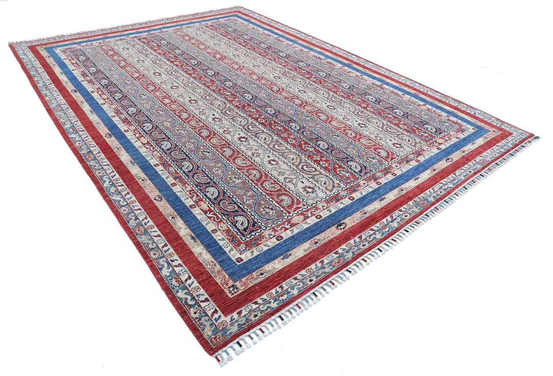 Afghan Shaal Rug 8' 10" x 11' 8" Hand-Knotted | No. AT47505