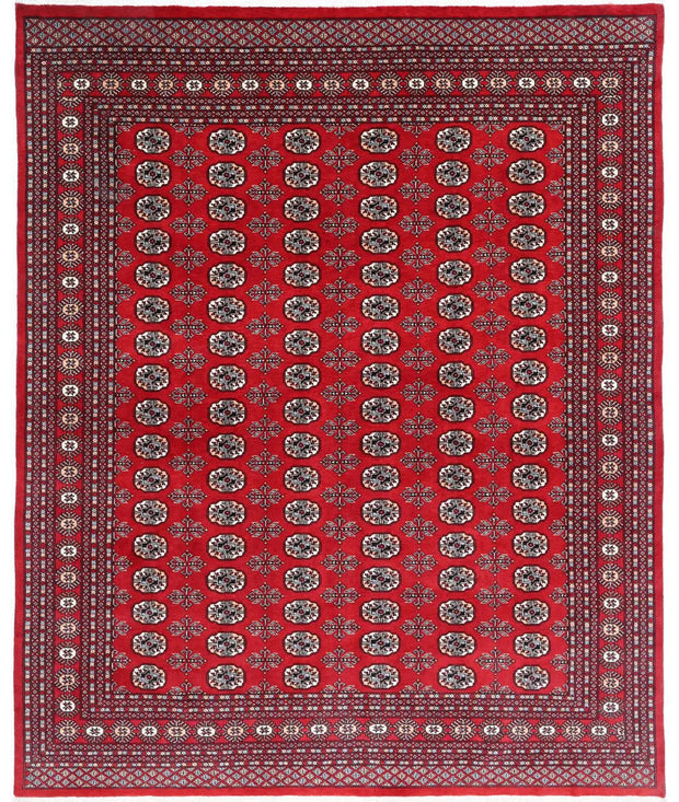 Hand Knotted Tribal Bokhara Wool Rug 8' 1" x 9' 10" - No. AT81287