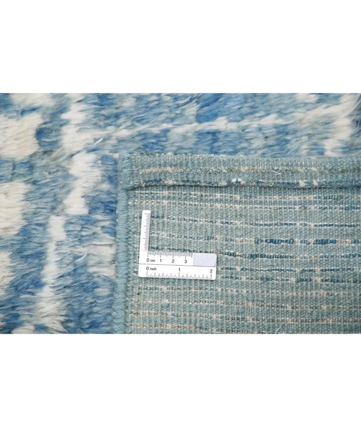 Hand Knotted Tribal Moroccan Wool Rug 2' 8" x 9' 4" - No. AT61137