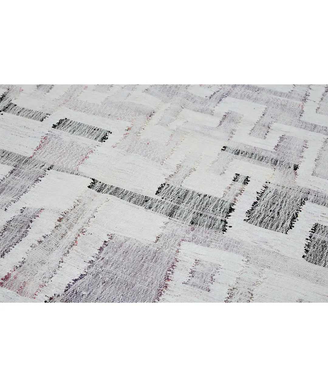 Turkish Kilim Rug 7' 10" x 11' 0" Hand-Knotted detail