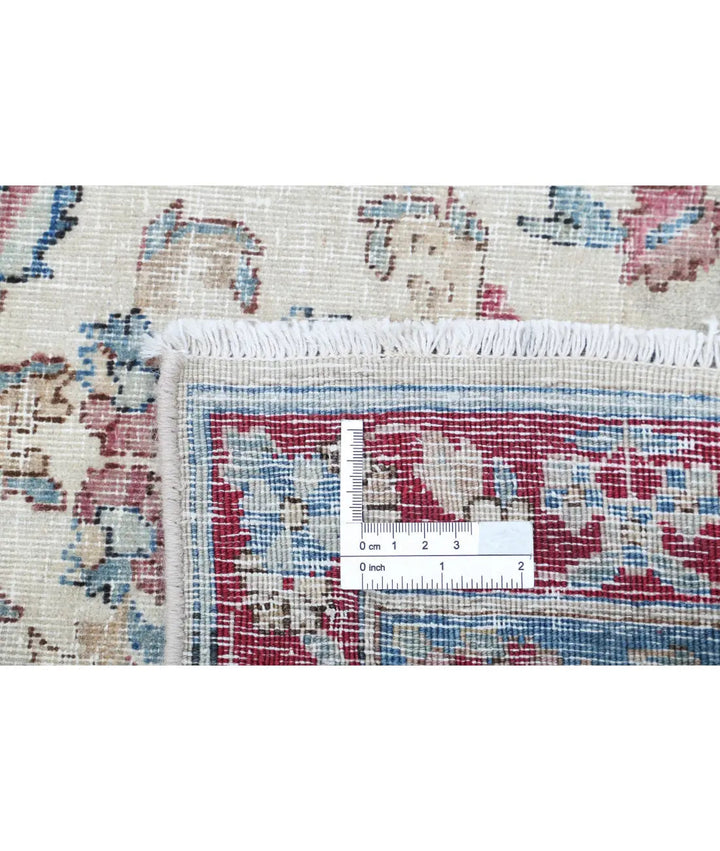 Afghan Vintage Distressed Rug 5' 10" x 8' 6" Hand-Knotted | No. AT85569