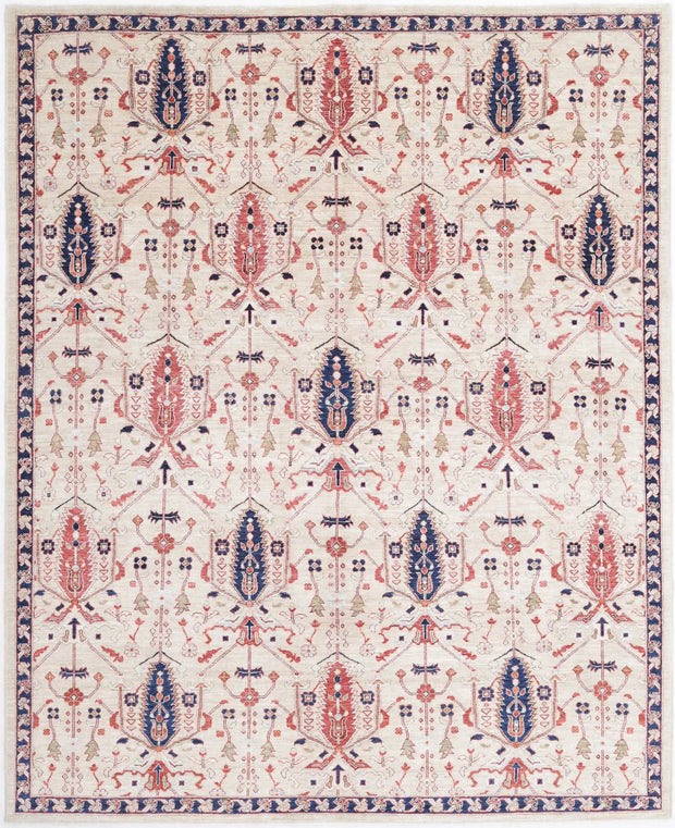 Hand Knotted Ziegler Farhan Wool Rug 8' 1" x 9' 11" - No. AT48818