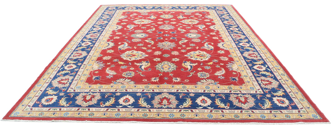Afghan Ziegler Rug 10' 1" x 13' 2" Hand-Knotted | No. AT60172