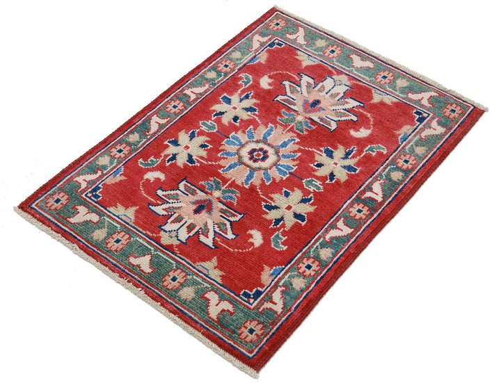 Afghan Ziegler Rug 2' 0" x 2' 9" Hand-Knotted | No. AT23597