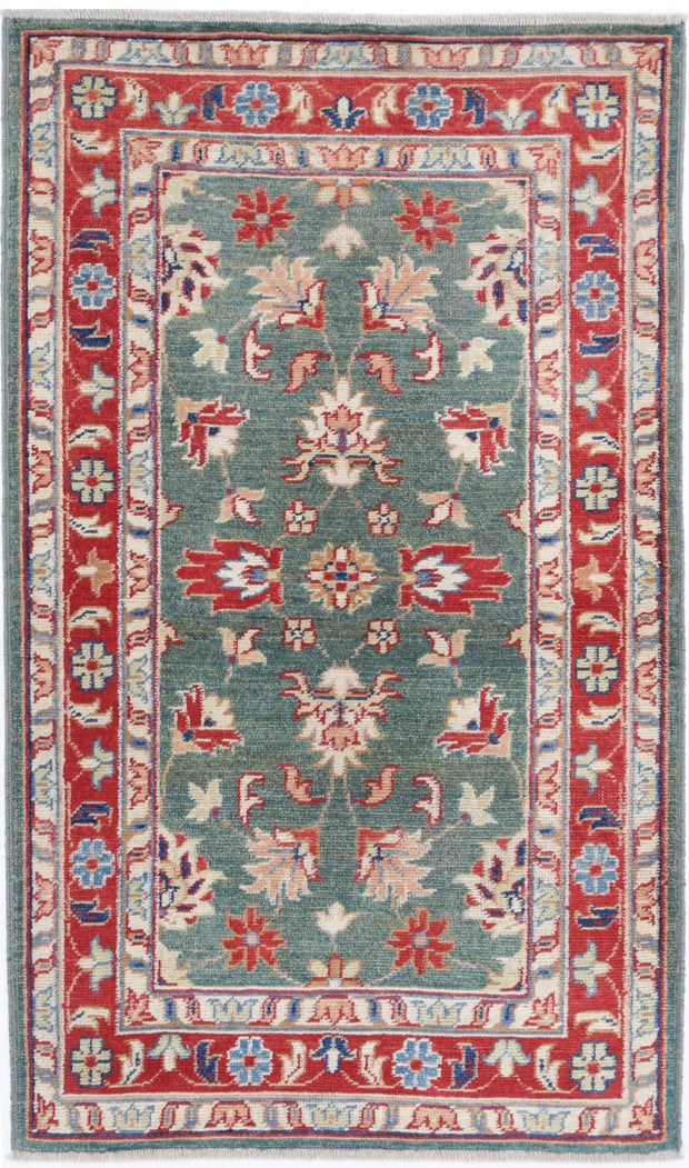Hand Knotted Ziegler Farhan Gul Wool Rug 2' 11" x 5' 0" - No. AT94770