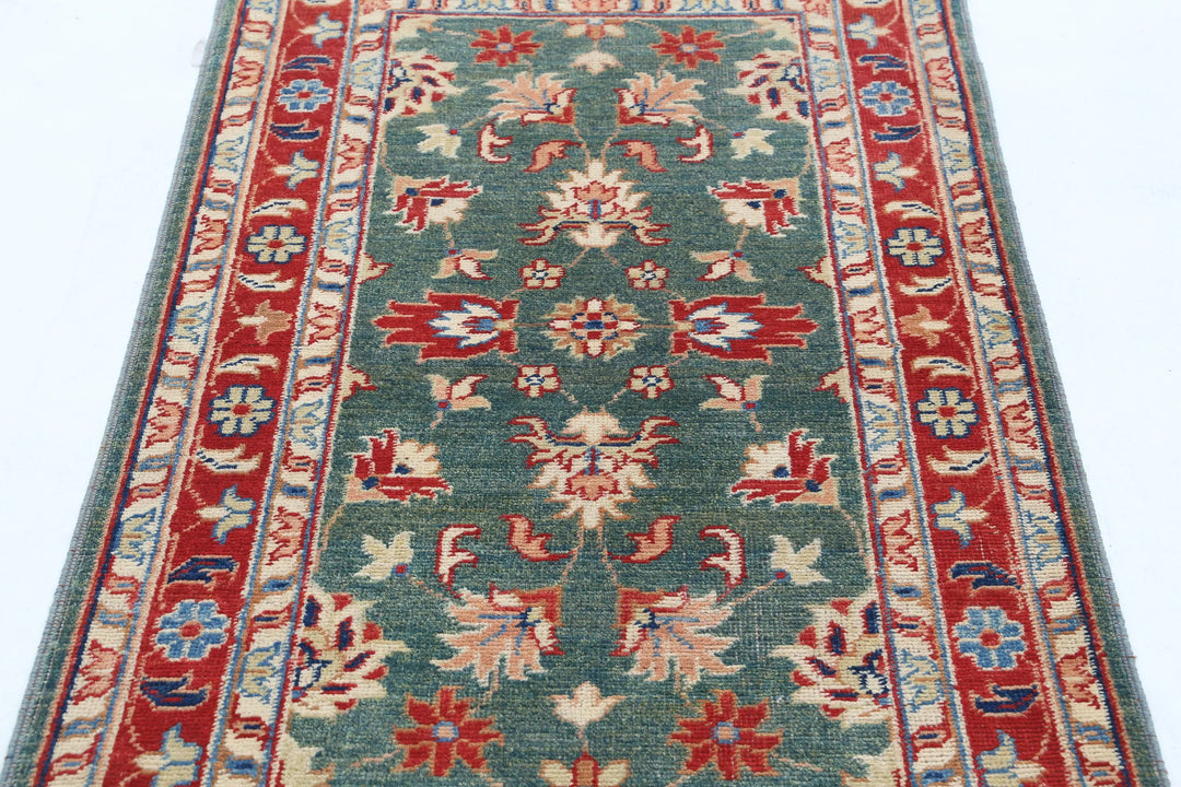 Afghan Ziegler Rug 2' 11" x 5' 0" Hand-Knotted | No. AT94770