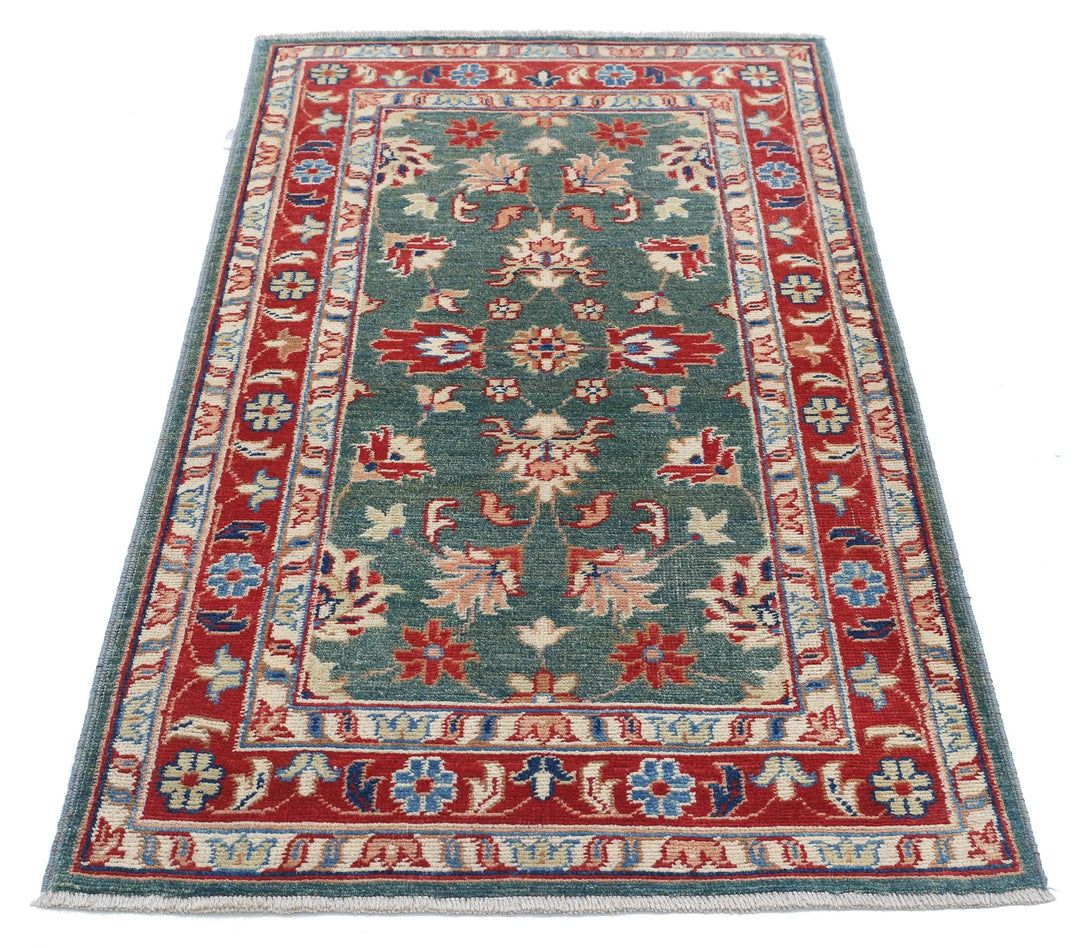 Afghan Ziegler Rug 2' 11" x 5' 0" Hand-Knotted | No. AT94770