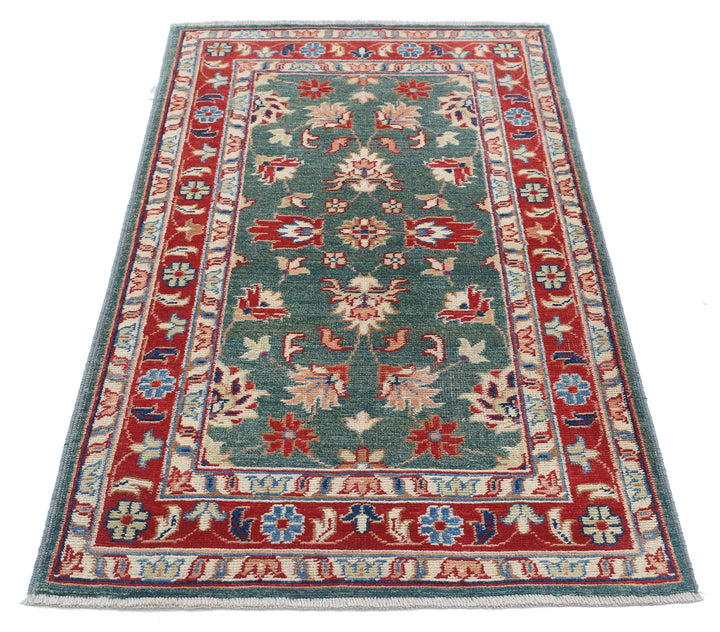 Afghan Ziegler Rug 2' 11" x 5' 0" Hand-Knotted | No. AT94770