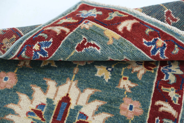 Afghan Ziegler Rug 2' 1" x 2' 11" Hand-Knotted | No. AT24919