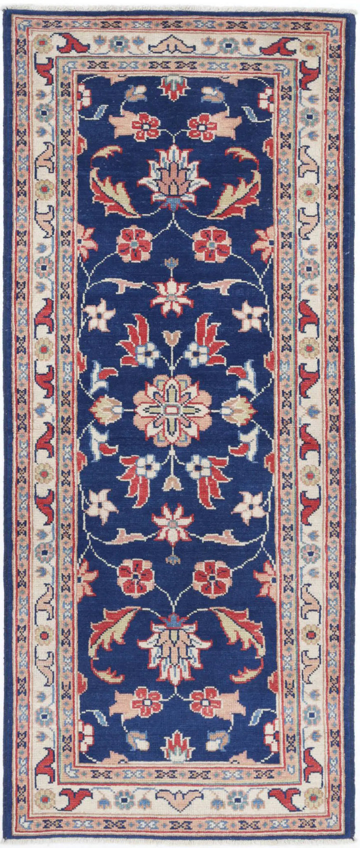 Afghan Ziegler Rug 2' 5" x 6' 3" Hand-Knotted