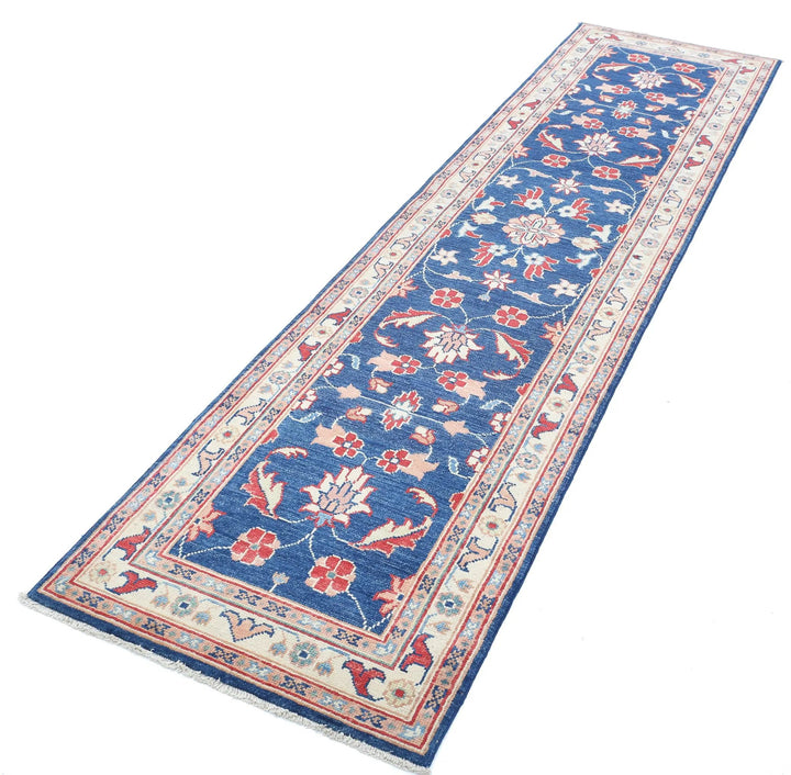 Afghan Ziegler Rug 2' 5" x 9' 10" Hand-Knotted | No. AT68191