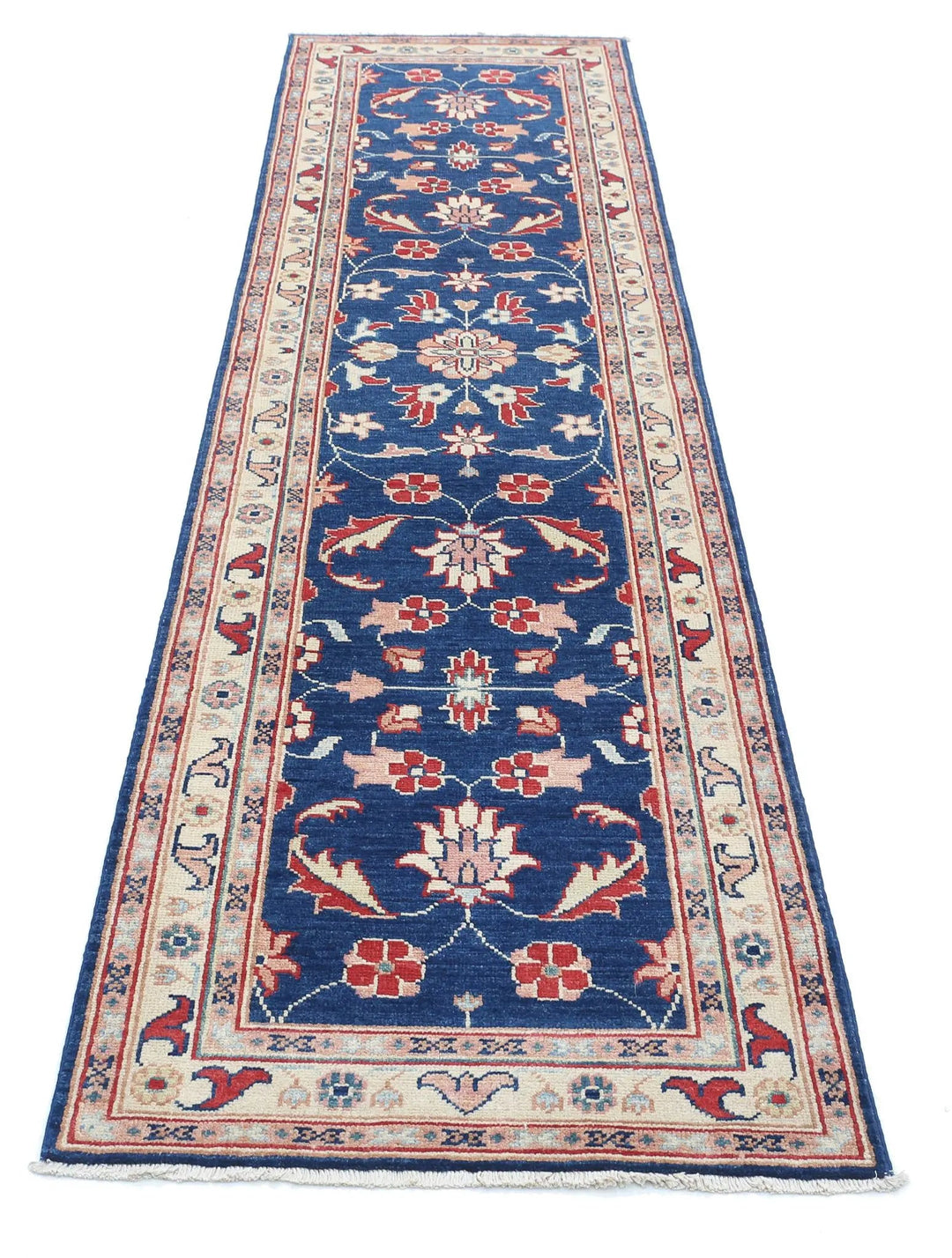 Afghan Ziegler Rug 2' 5" x 9' 10" Hand-Knotted | No. AT68191