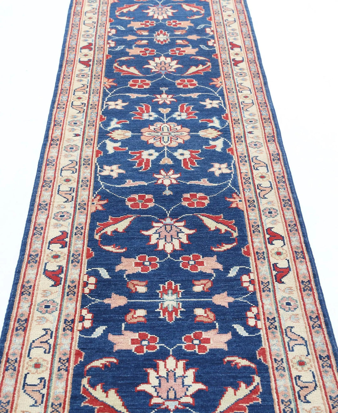 Afghan Ziegler Rug 2' 5" x 9' 10" Hand-Knotted | No. AT68191