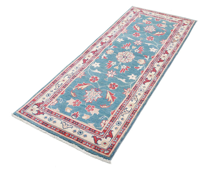 Afghan Ziegler Rug 2' 6" x 6' 5" Hand-Knotted | No. AT39154