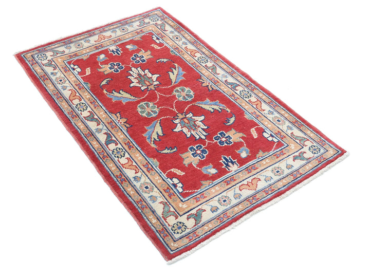 Afghan Ziegler Rug 2' 8" x 4' 2" Hand-Knotted | No. AT87869