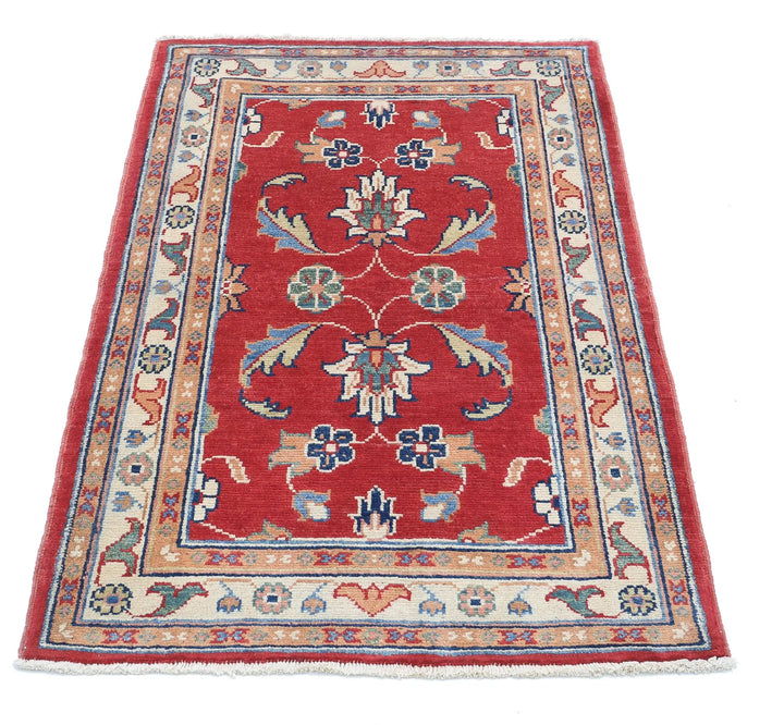 Afghan Ziegler Rug 2' 8" x 4' 2" Hand-Knotted | No. AT87869