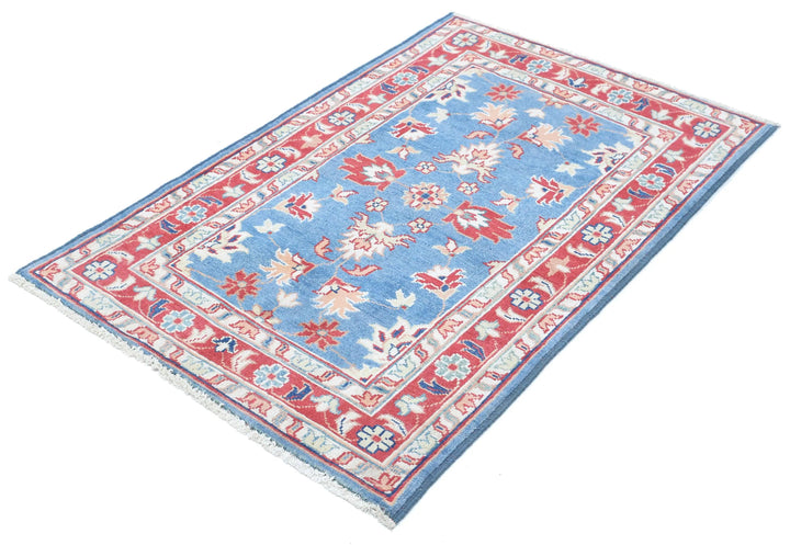 Afghan Ziegler Rug 3' 0" x 4' 9" Hand-Knotted | No. AT67606