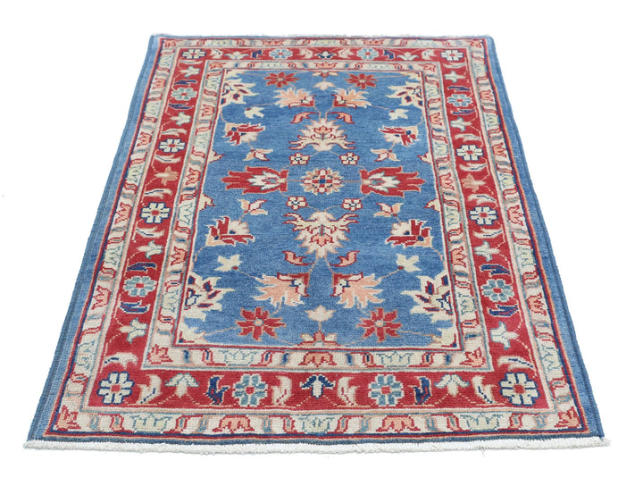 Afghan Ziegler Rug 3' 0" x 4' 9" Hand-Knotted | No. AT67606