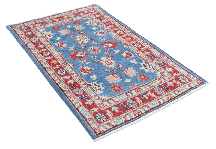 Afghan Ziegler Rug 3' 0" x 4' 9" Hand-Knotted | No. AT67606