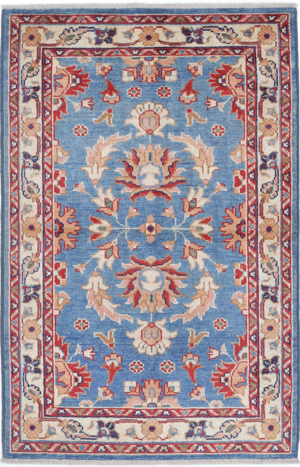 Hand Knotted Ziegler Farhan Gul Wool Rug 3' 0" x 4' 9" - No. AT69898