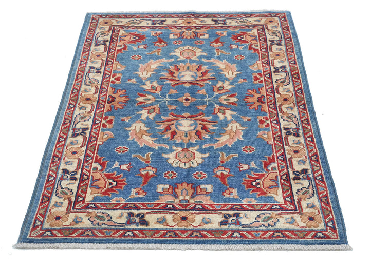 Afghan Ziegler Rug 3' 0" x 4' 9" Hand-Knotted | No. AT69898