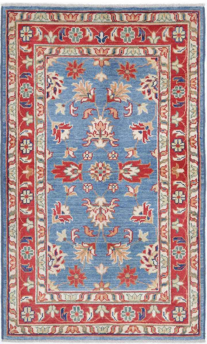 Afghan Ziegler Farhan Gul Rug 3' 0" x 5' 0" Hand-Knotted