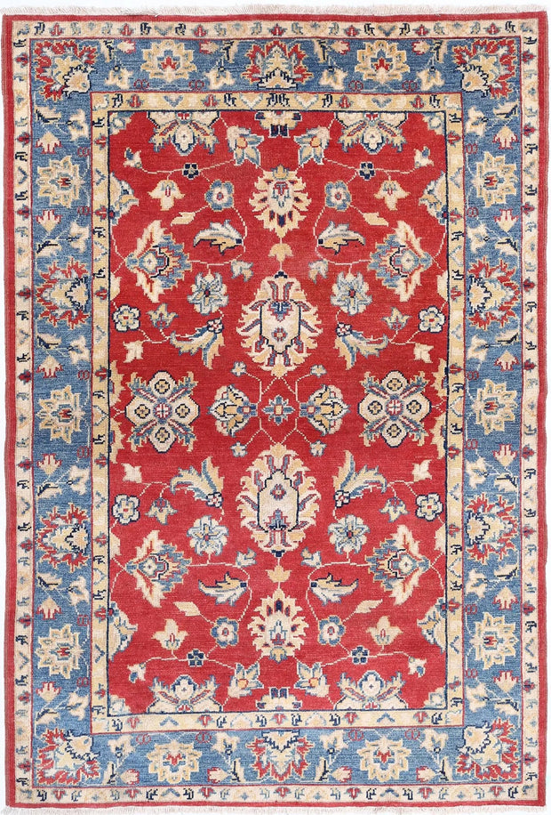 Hand Knotted Ziegler Farhan Gul Wool Rug 3' 10" x 5' 9" - No. AT56782