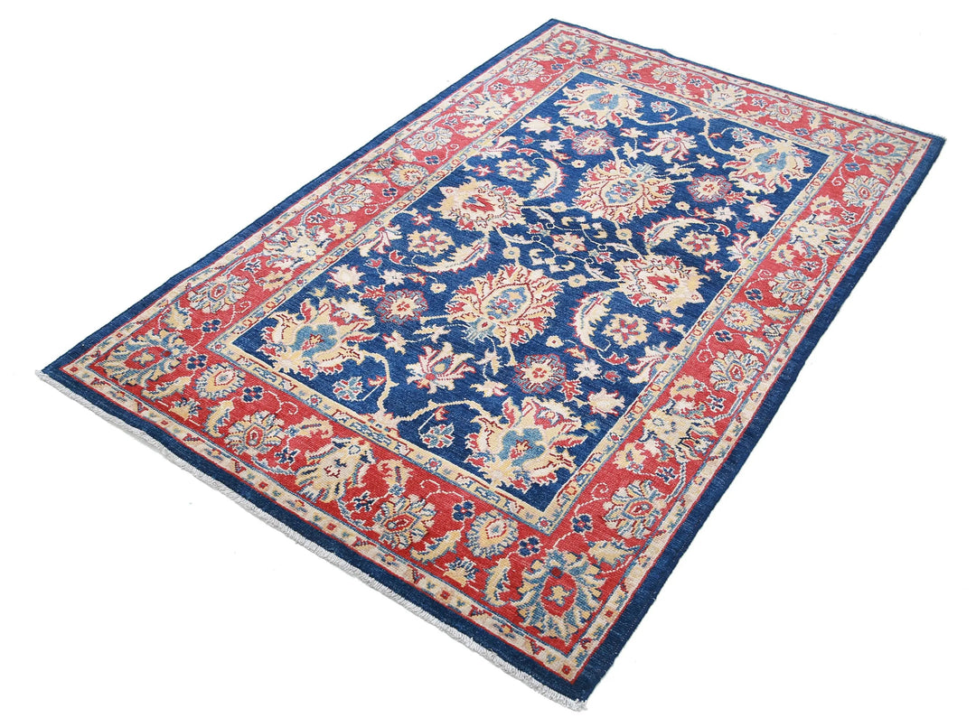 Afghan Ziegler Farhan Gul Rug 3' 10" x 6' 1" Hand-Knotted | No. AT67538