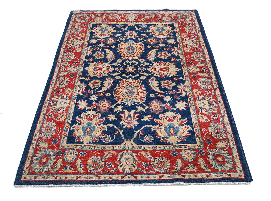 Afghan Ziegler Farhan Gul Rug 3' 10" x 6' 1" Hand-Knotted | No. AT67538
