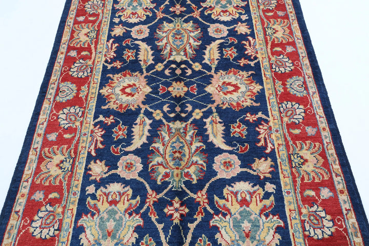 Afghan Ziegler Rug 3' 11" x 6' 6" Hand-Knotted | No. AT47318