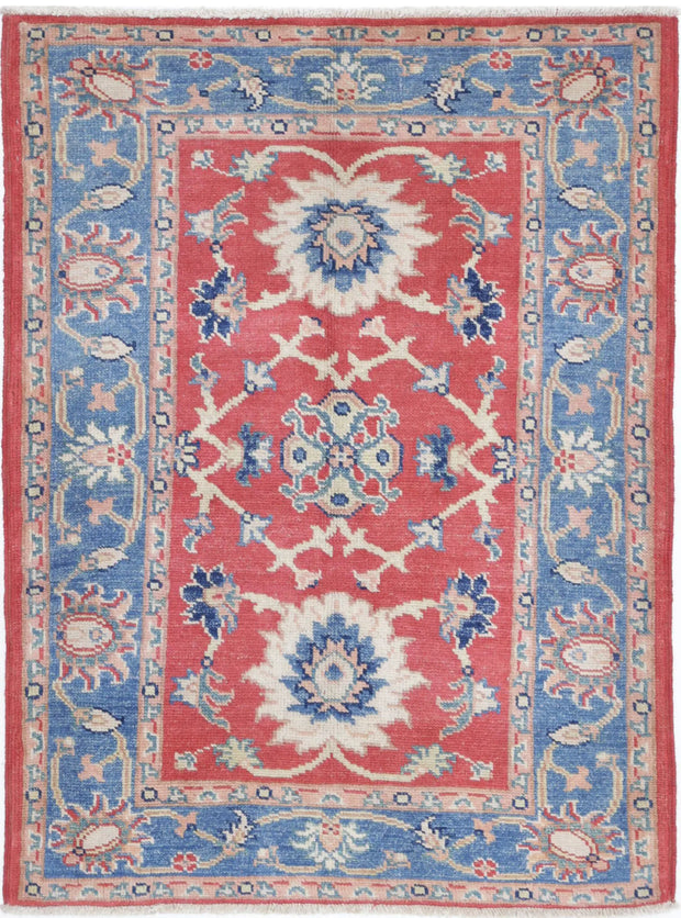 Hand Knotted Ziegler Farhan Gul Wool Rug 3' 1" x 4' 2" - No. AT65337