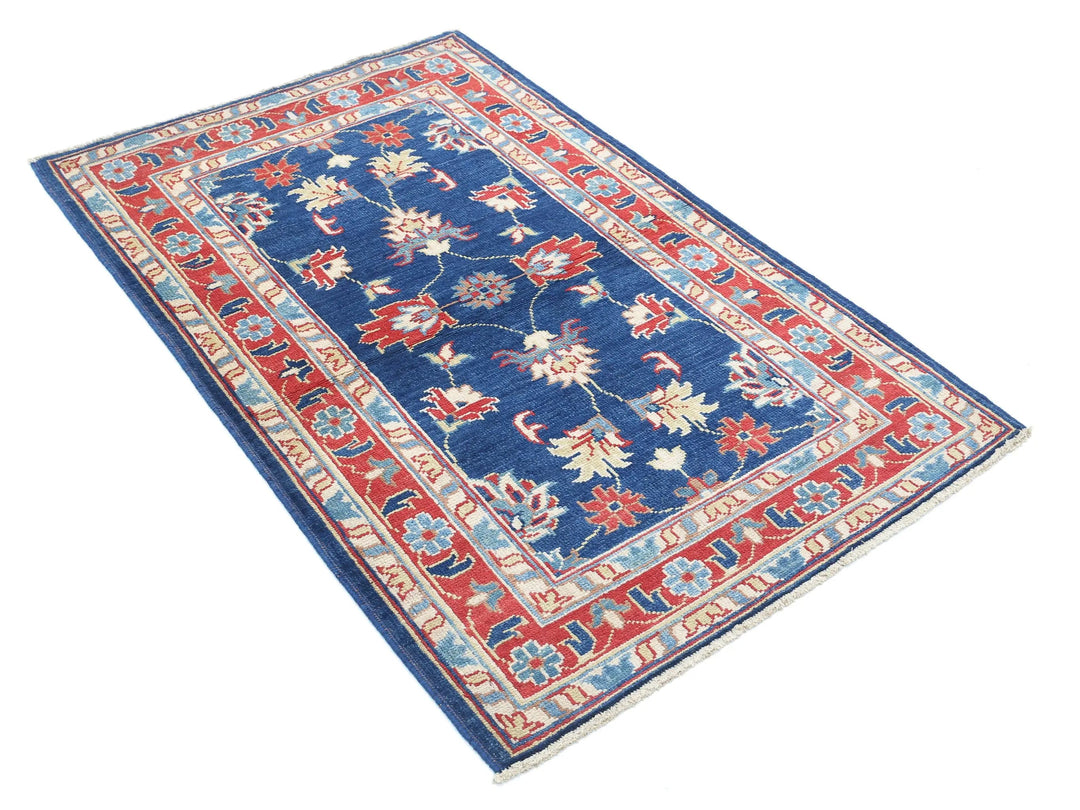 Afghan Ziegler Farhan Gul Rug 3' 1" x 4' 9" Hand-Knotted | No. AT55821