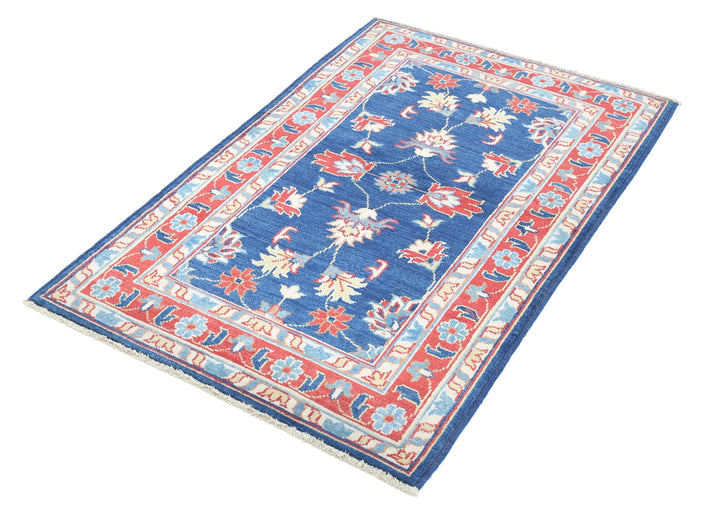Afghan Ziegler Farhan Gul Rug 3' 1" x 4' 9" Hand-Knotted | No. AT55821