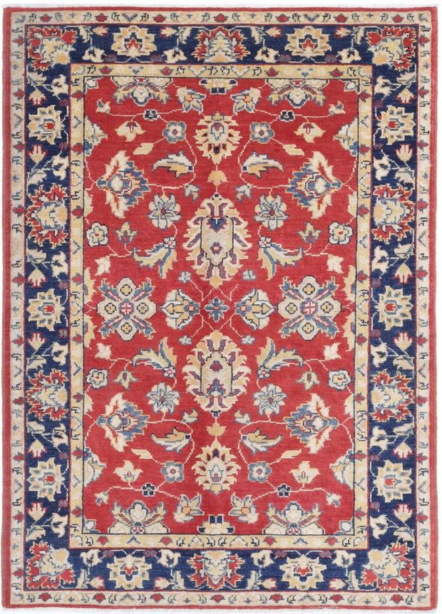 Hand Knotted Ziegler Farhan Gul Wool Rug 4' 1" x 5' 8" - No. AT39166