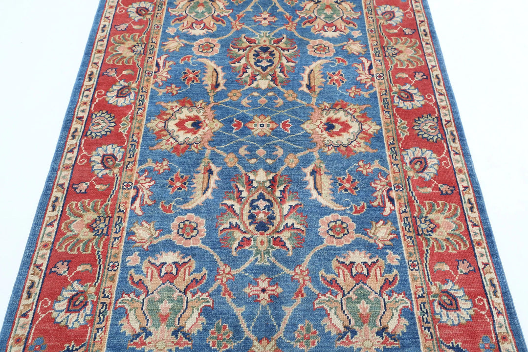 Afghan Ziegler Rug 4' 1" x 6' 3" Hand-Knotted | No. AT82362