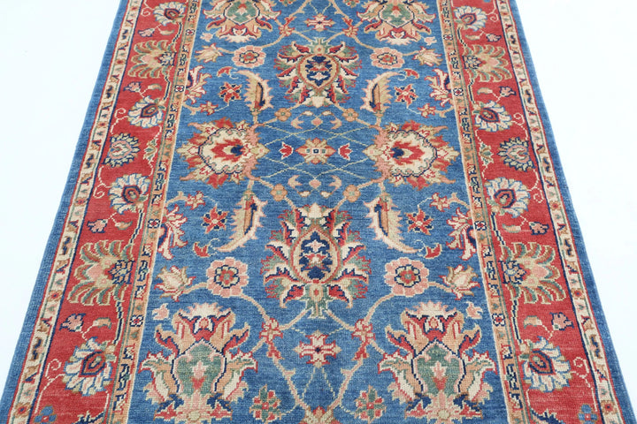 Afghan Ziegler Rug 4' 1" x 6' 3" Hand-Knotted | No. AT82362