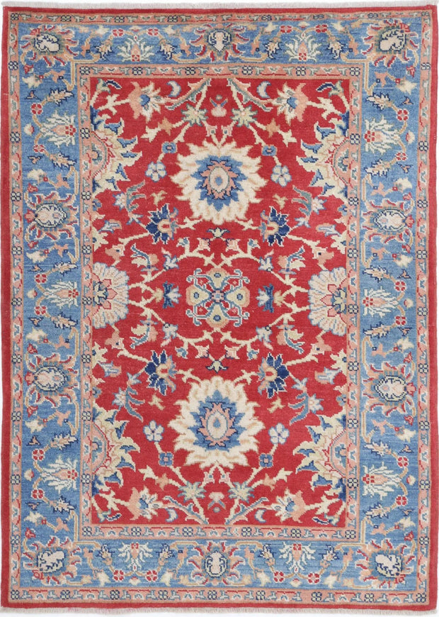 Hand Knotted Ziegler Farhan Gul Wool Rug 4' 2" x 5' 10" - No. AT46195