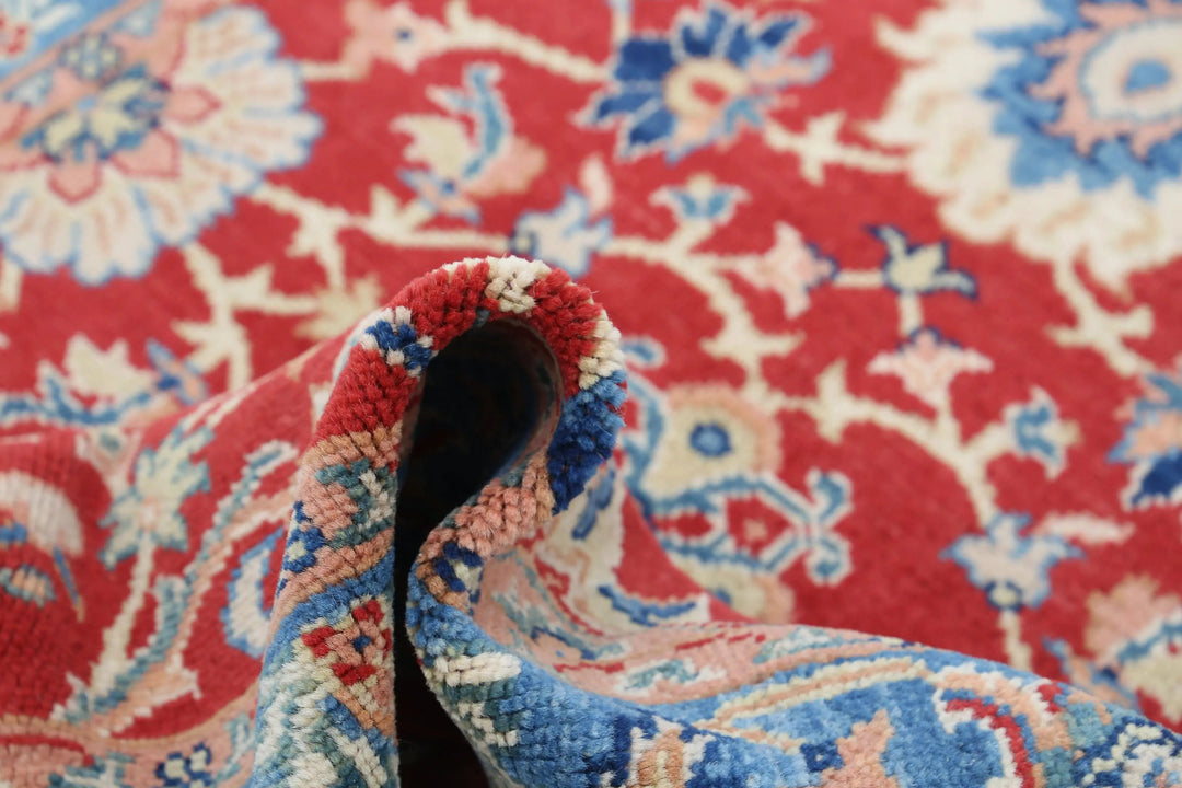 Afghan Ziegler Rug 4' 2" x 5' 10" Hand-Knotted | No. AT46195