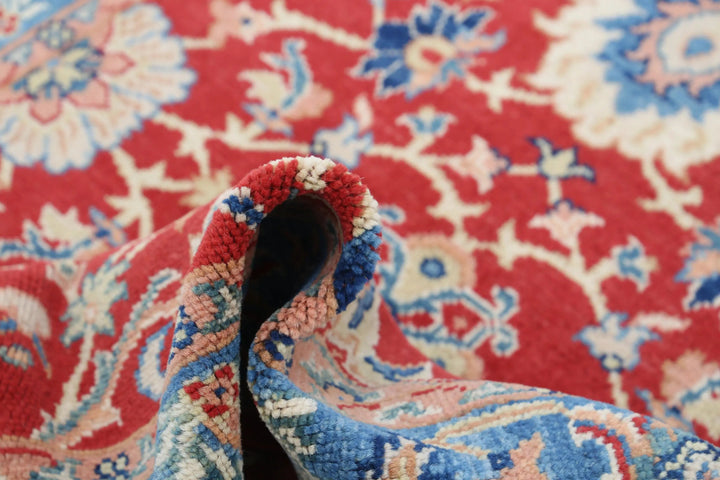 Afghan Ziegler Rug 4' 2" x 5' 10" Hand-Knotted | No. AT46195